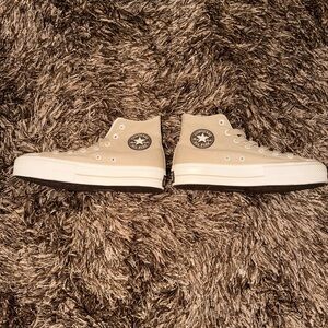 Converse Beige High-Top Sneakers